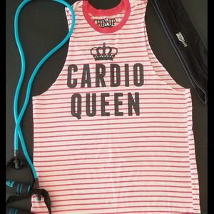 Chin-Up Cardio Queen Tank